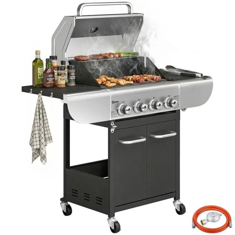 Barbecue a gas Welltin 4 Bruciatori Con Termometro - immagine 1