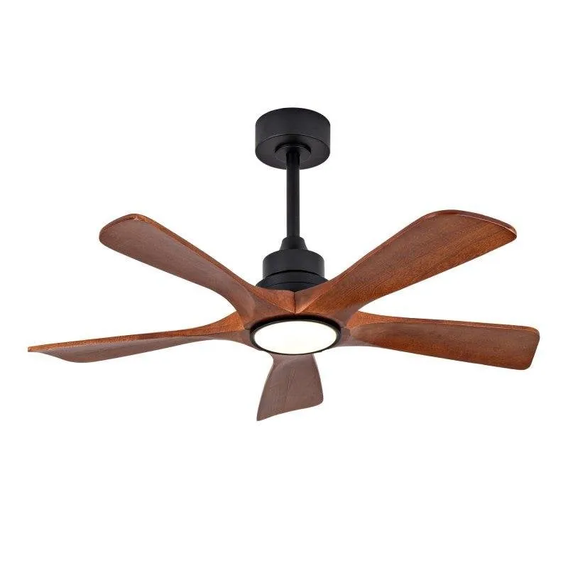 Ventilatore da Soffitto con Luce Welltin EU42SH-5020BK-1L 42'' 6 Velocità Motore DC Silenzioso Telecomando LED Regolabile Inverno - immagine 1