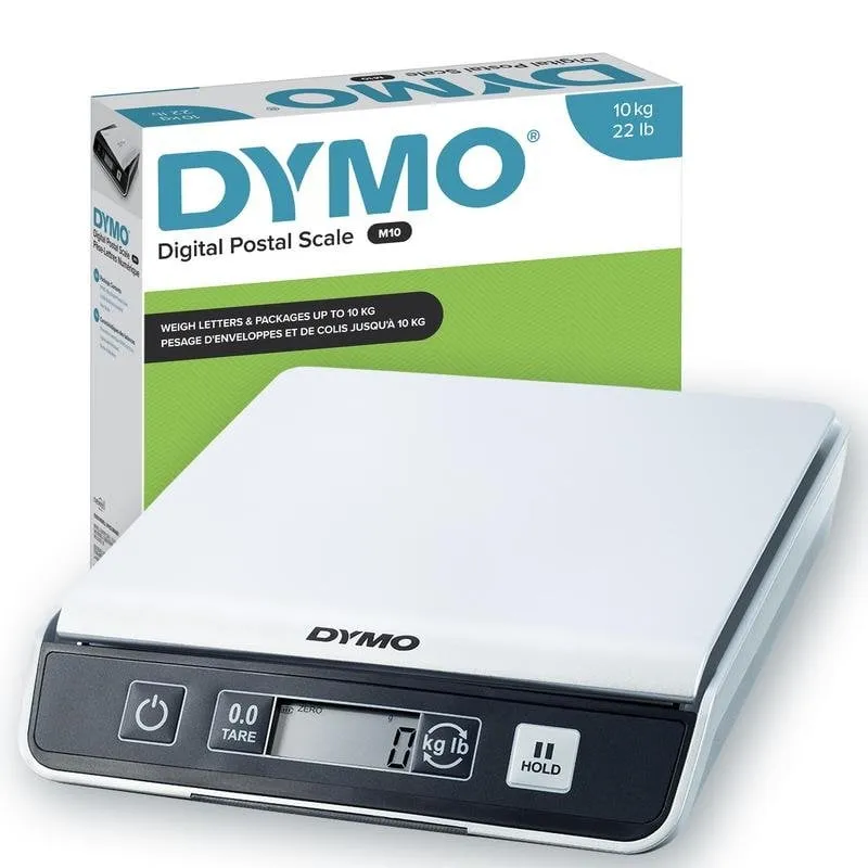 Bilancia postale Dymo M10 digitale USB 10 kg display LCD tara - immagine 1