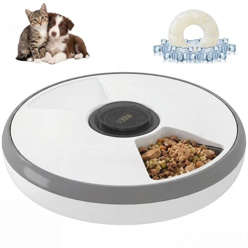 Dispenser automatico cibo Welltin per gatti e cani piccoli - immagine 1