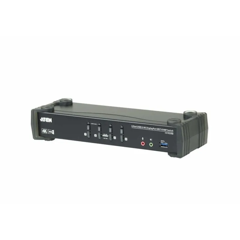 Commutatore KVM ATEN CS1924M MST DisplayPort 4K USB 3.0 4 porte - immagine 1