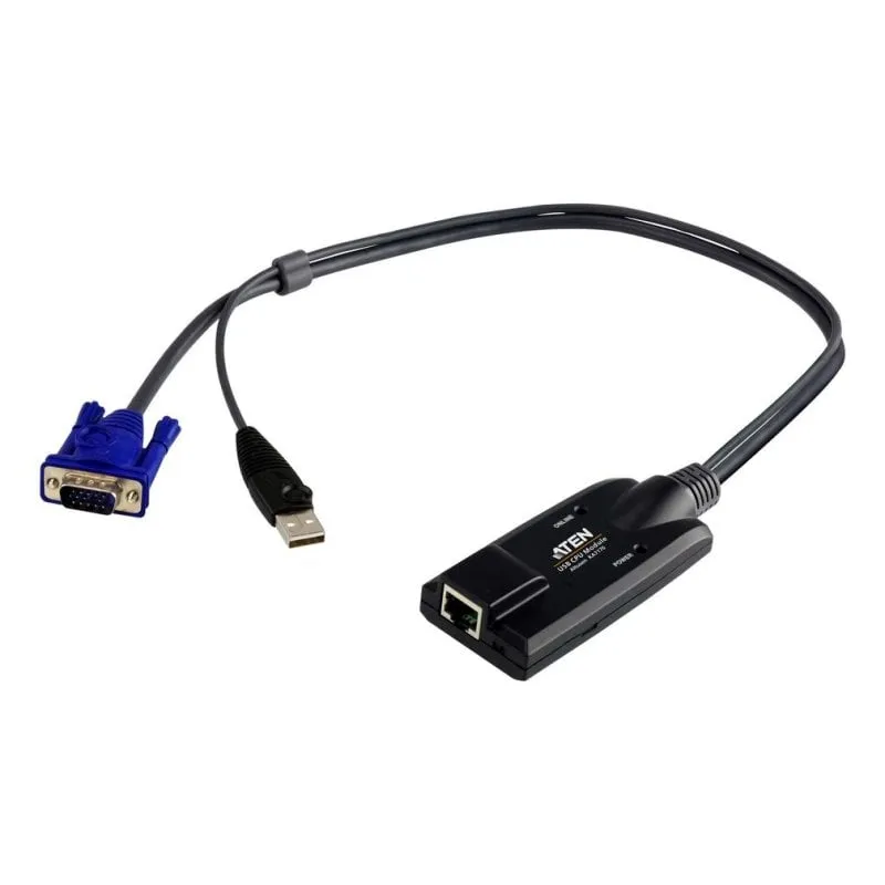 Adattatore KVM Aten KA7170 USB VGA RJ-45 Cat 5e/6 - immagine 1