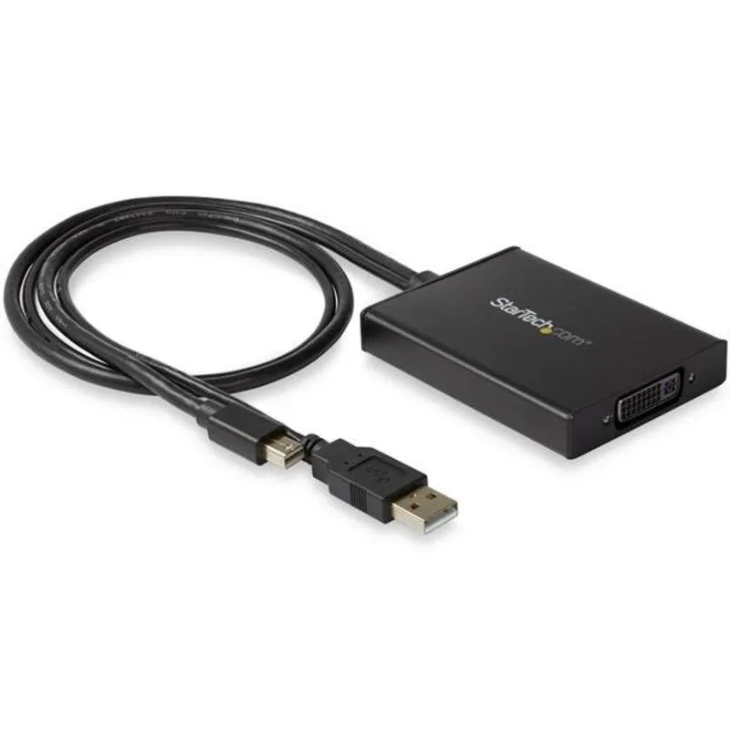 Adattatore Mini DisplayPort a DVI Dual-Link USB Alimentato StarTech - immagine 1