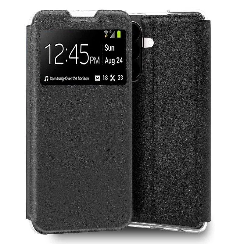 Funda COOL Flip Cover Polipelle Nera per Samsung Galaxy A27 5G - immagine 1