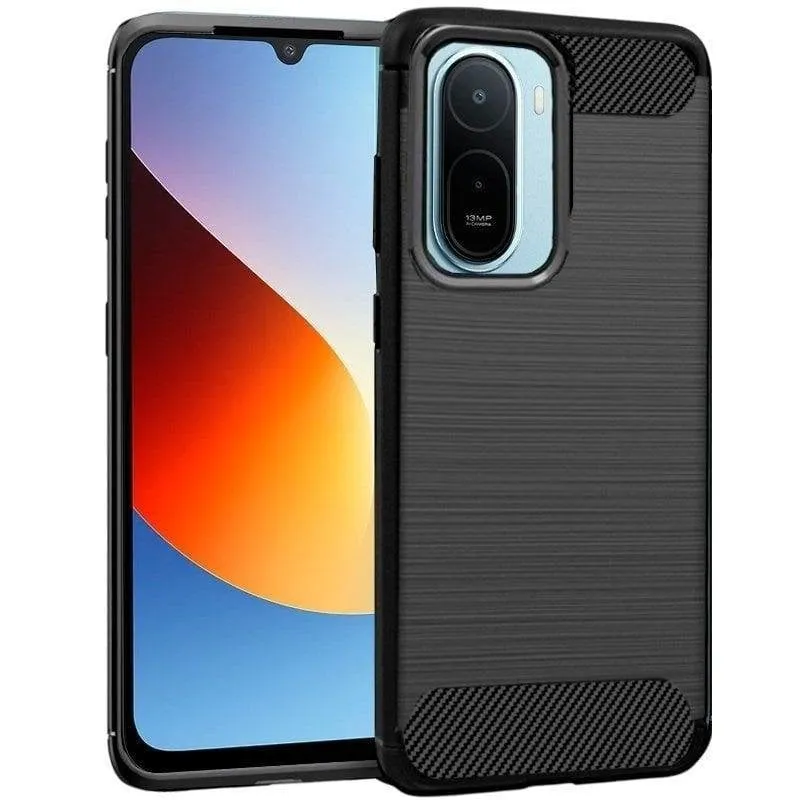 Funda COOL per Xiaomi Redmi A7 Pro / POCO C81 Pro TPU Nero Carbonio - immagine 1