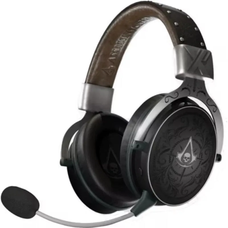 Cuffie Lexip Tattoo wireless Bluetooth gaming con microfono e cancellazione rumore nere - immagine 1
