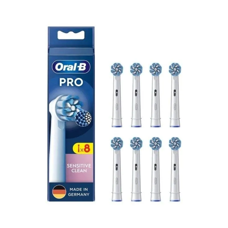 Testine di Ricambio Oral-B Pro Sensitive Clean 8 Unità Extra Morbido - immagine 1