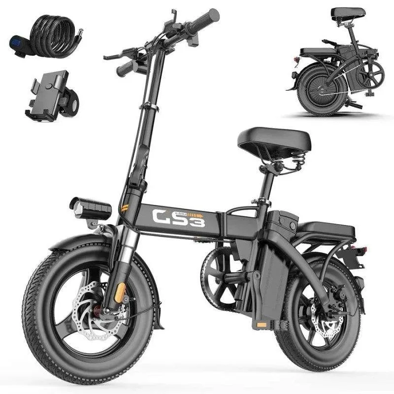 Bicicletta elettrica Toofly GS3 400W 48V 15Ah 14 pollici pieghevole urbana - immagine 1