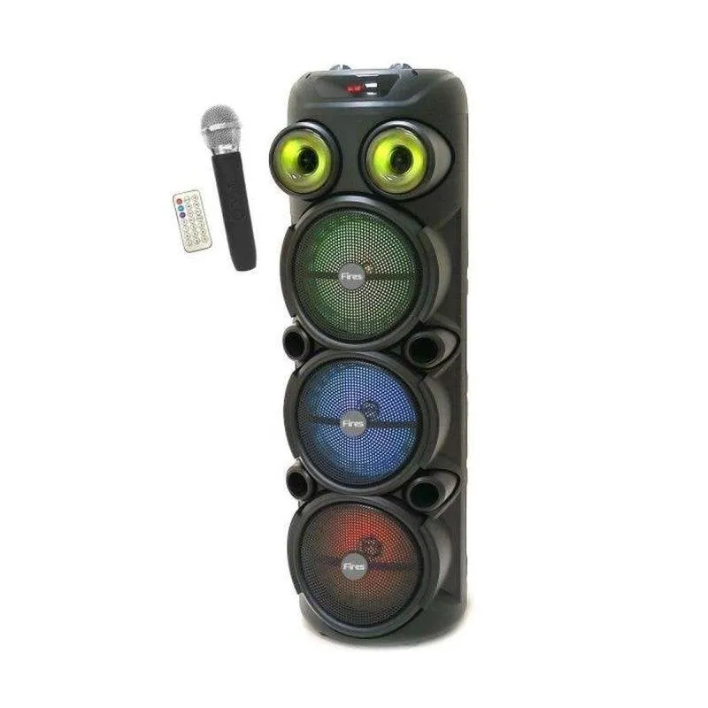 Altoparlanti Inovalley Karaoke Bluetooth 1000W con microfono wireless e luci LED - immagine 1