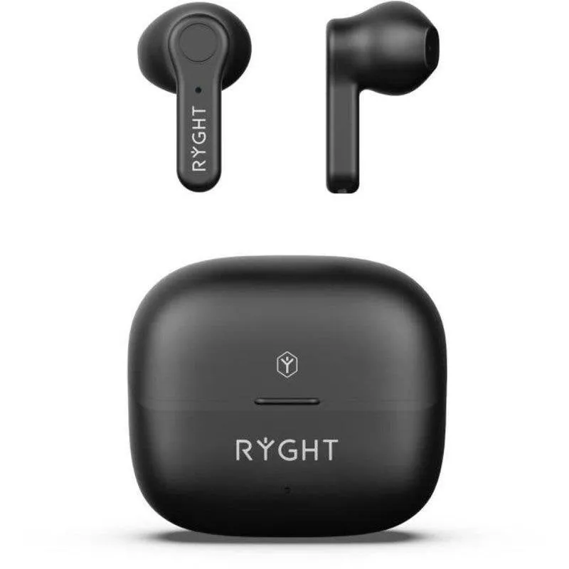 Auricolari Ryght Janta True Wireless Bluetooth 5.0 Stereo Cancellazione Rumore Nero - immagine 1