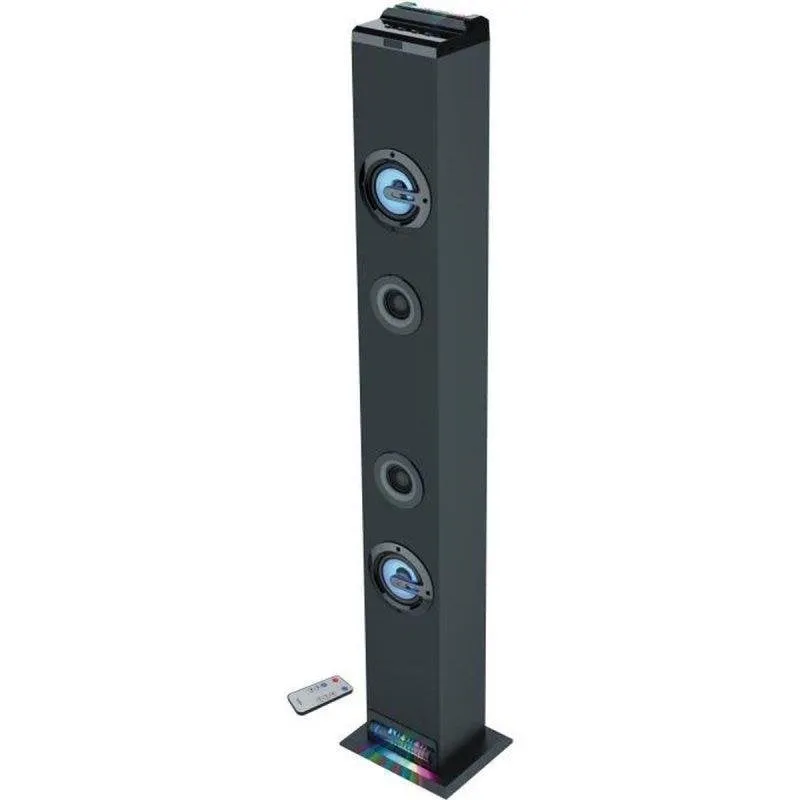 Altoparlanti Inovalley Torre Bluetooth 60W con LED multicolore e radio FM - immagine 1