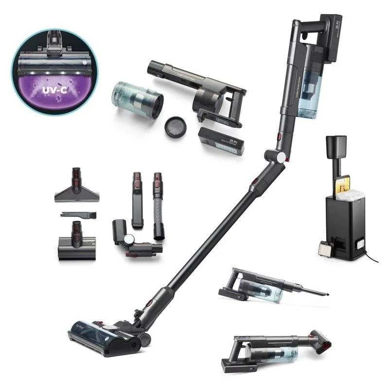 Aspirapolvere senza Fili Clean Air Optima Purifloor Vertica Dock 420W 50 min UV-C - immagine 1