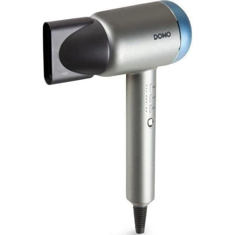 Phon Ionico Domo DO2135HD 1800W 3 Temperature 3 Velocità Diffusori Grigio - immagine 1