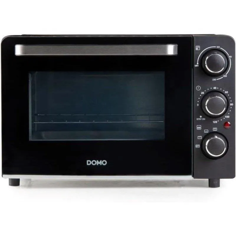Fornetto Elettrico Domo DO807GO Pulizia Manuale 20L 1300W Timer Nero - immagine 1