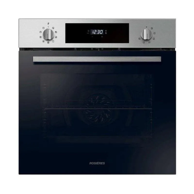 Forno da Incasso Rosieres RFC31P5879IN Pirolitico 70L 60cm A 10 Funzioni Inox Nero - immagine 1