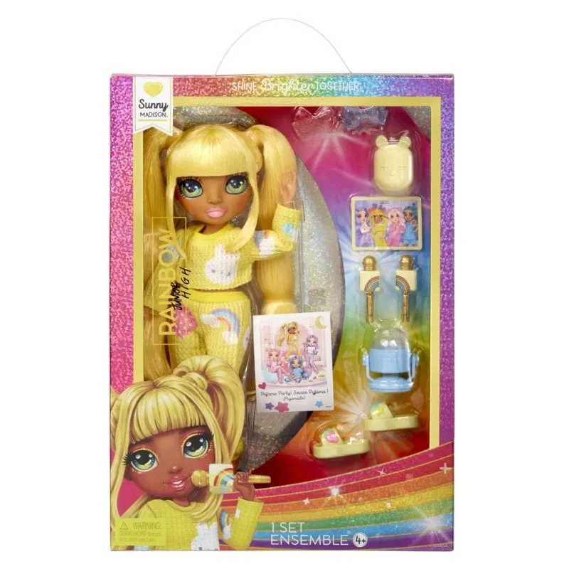Bambola Rainbow High Junior High Multicolore con Abito Rimovibile - immagine 1