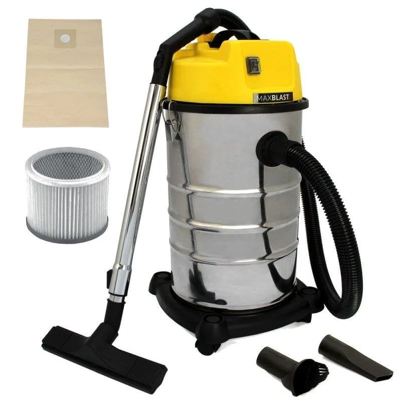 Aspirapolvere Industriale Monster Maxblast 1400W 30 Litri Secco e Bagnato - immagine 1