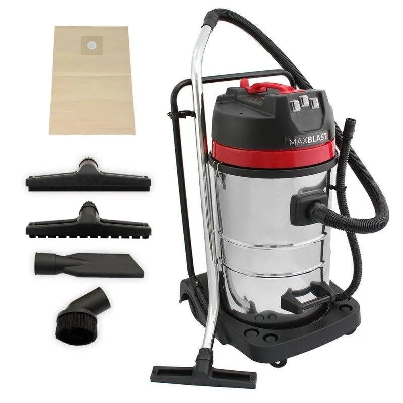 Aspirapolvere Industriale Monster Maxblast 3000W 80 L Secco e Bagnato - immagine 1
