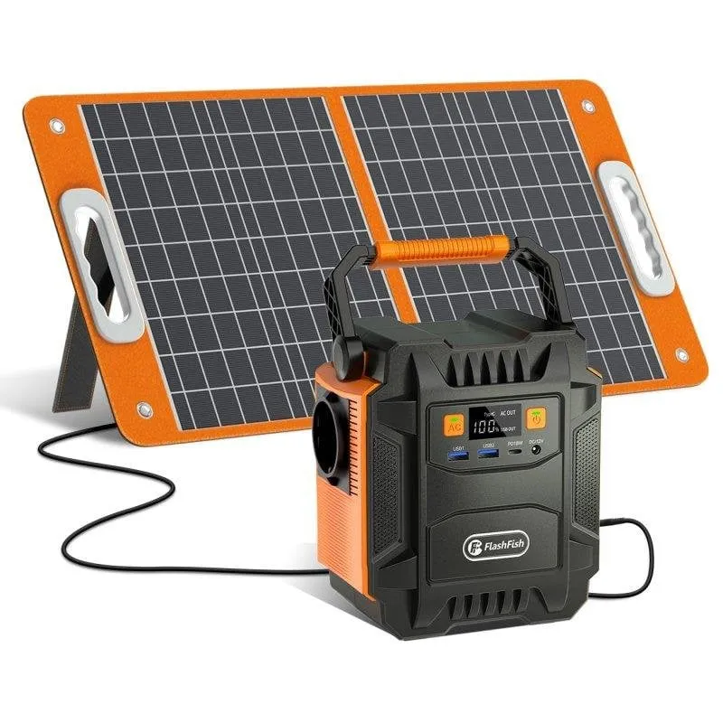 Stazione di energia Flashfish A201 172,8Wh 2 porte AC 3 porte USB Batteria Li-ion - immagine 1