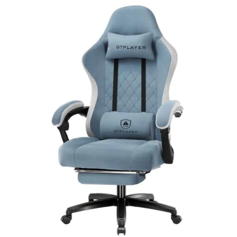 Sedia Gaming GTPLAYER Ergonomica con Poggiapiedi e Seduta a Molle - immagine 1
