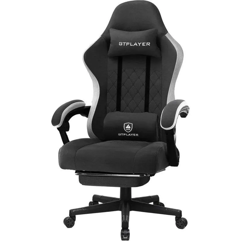 Sedia Gaming GTPLAYER Ergonomica con Seduta a Molle e Poggiapiedi, Braccioli Regolabili - immagine 1