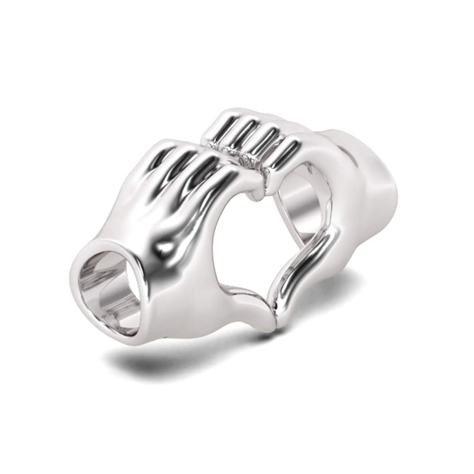 GNOCE Ciondolo a forma di dito con cuore, in argento sterling, Forever in Our Hearts - immagine 8