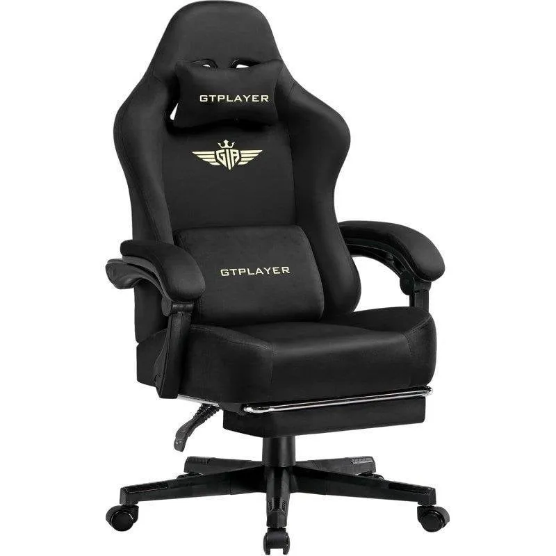 Sedia Gaming GTPLAYER 160° Inclinazione e Poggiapiedi - immagine 1