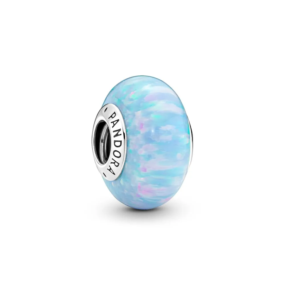 PANDORA Ciondolo Moments in argento Sterling con opale creato in laboratorio - immagine 1
