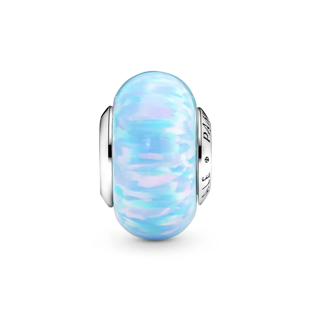 PANDORA Ciondolo Moments in argento Sterling con opale creato in laboratorio - immagine 2