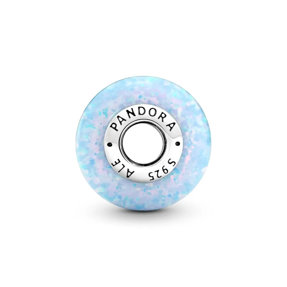 PANDORA Ciondolo Moments in argento Sterling con opale creato in laboratorio - immagine 3