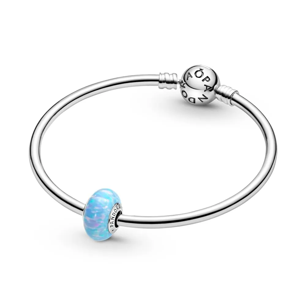 PANDORA Ciondolo Moments in argento Sterling con opale creato in laboratorio - immagine 6