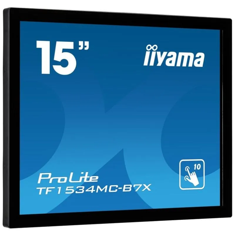 Monitor PC iiyama TF1534MC-B7X 15" XGA LED TN Touch 8ms VESA - immagine 1