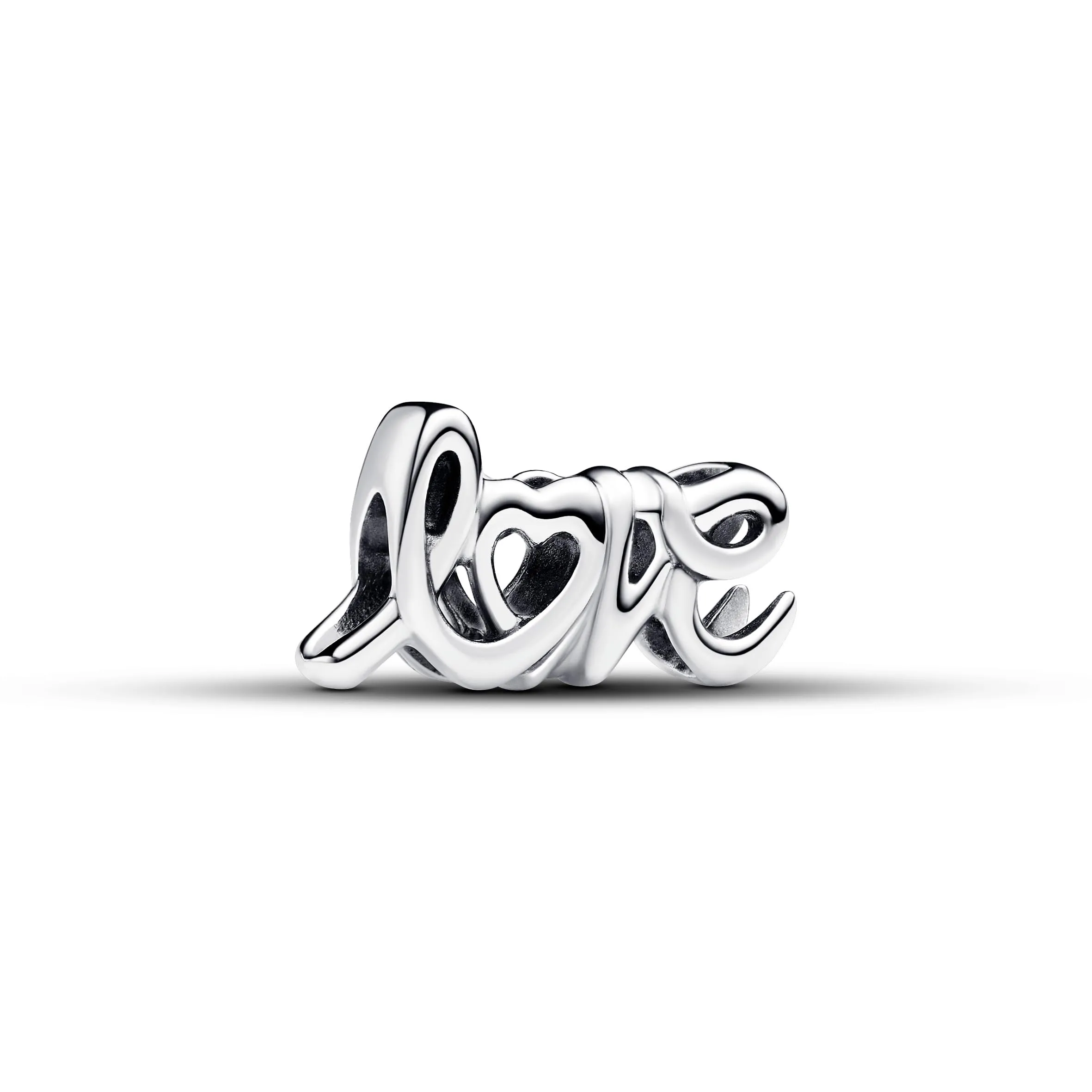 PANDORA Ciondolo Moments con scritta Love in argento Sterling - immagine 4