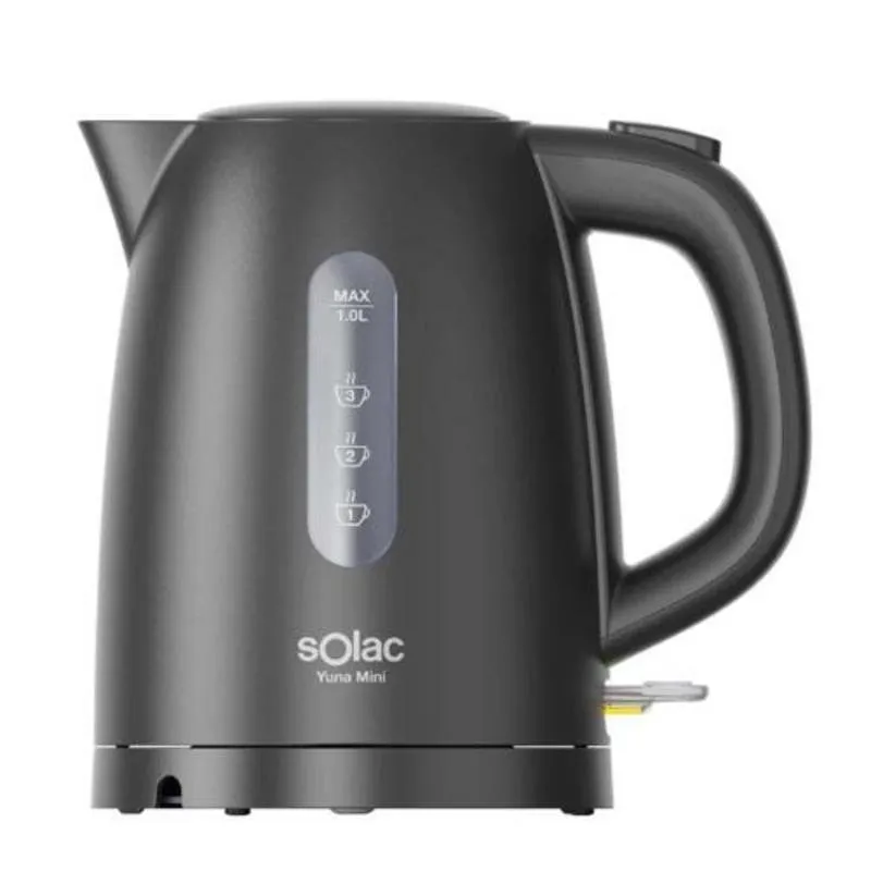 Bollitore Elettrico Solac Compatto 1 L 2200 W Senza BPA Nero - immagine 1