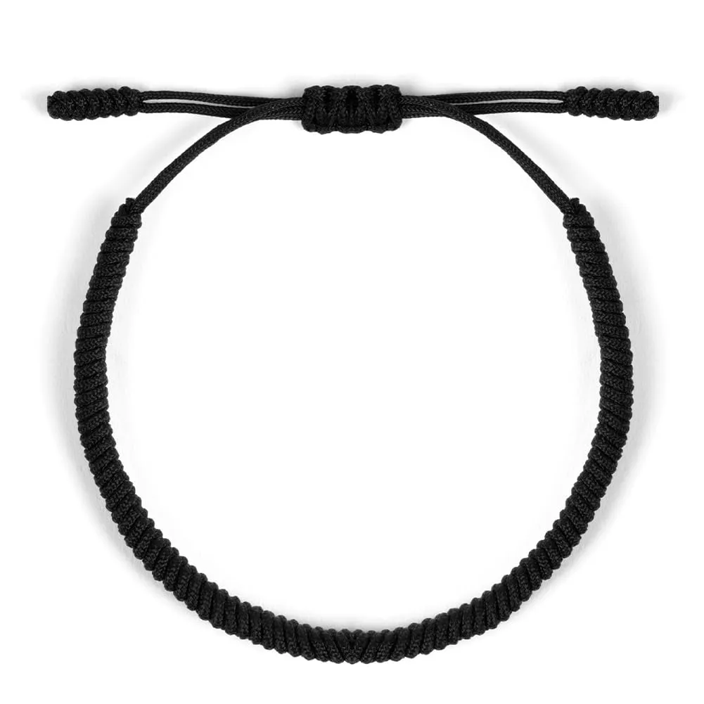 Aucuu Portafortuna Braccialetto, Braccialetti Intrecciati, Braccialetti Amicizia Intrecciati, Tibetano Amicizia Corda Bracciale, Bracciali Fatto a Mano, Bracciale Regolabile per Donne Uomo Bambini - immagine 9