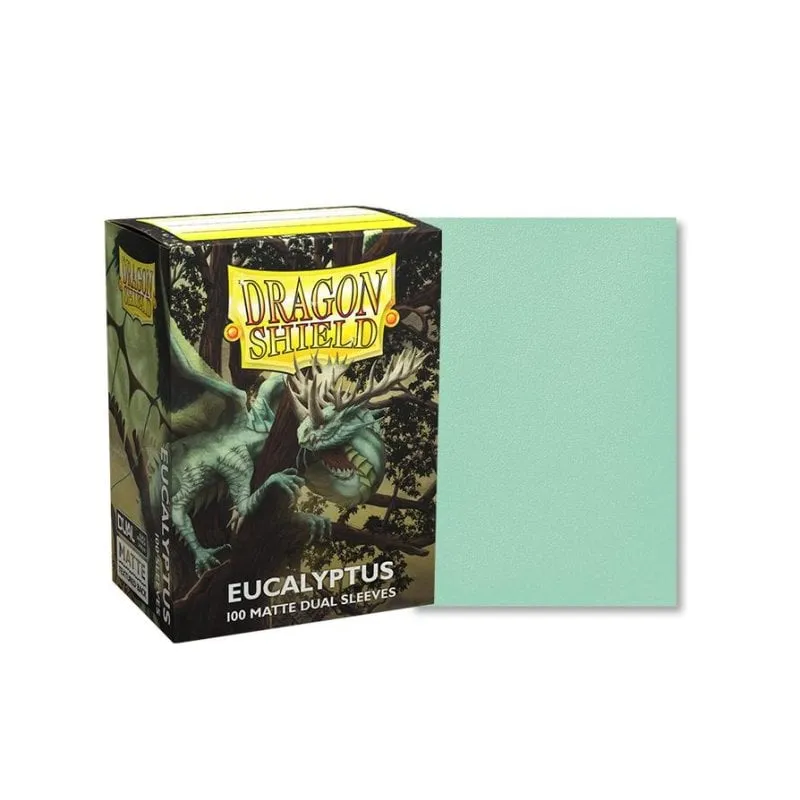 Bustine per Carte Asmodee Eucalyptus Verde 100 pezzi Polipropilene - immagine 1