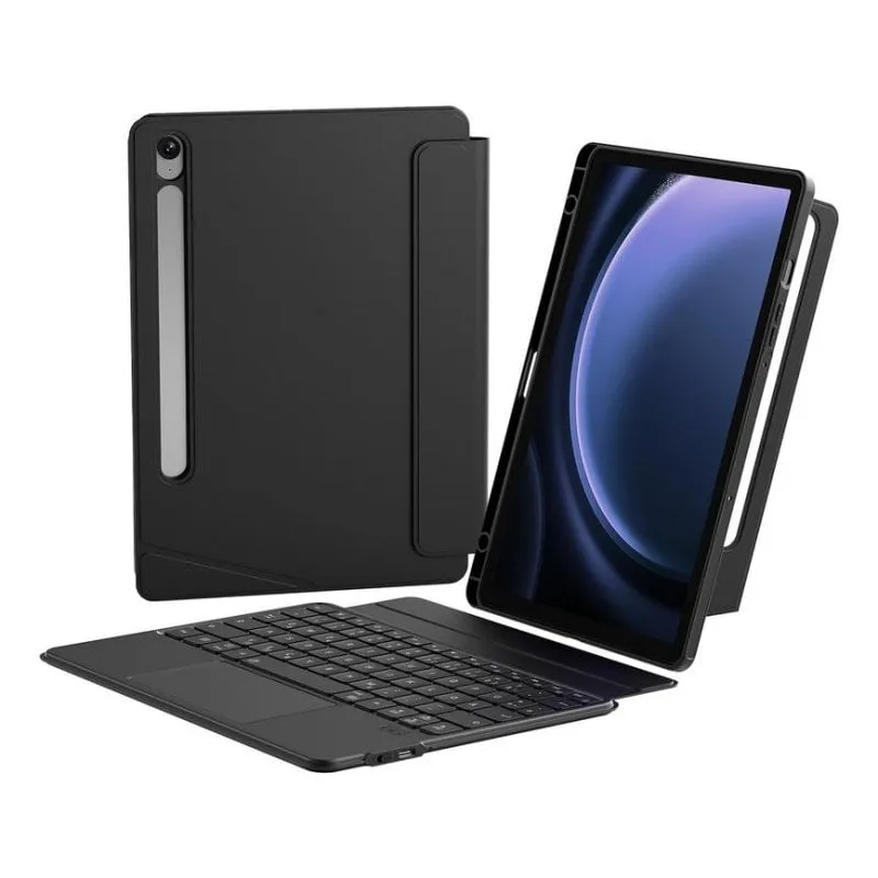 Custodia folio Inateck Galaxy Tab S10 FE/S9 FE/S9 11 pollici tastiera Bluetooth - immagine 1