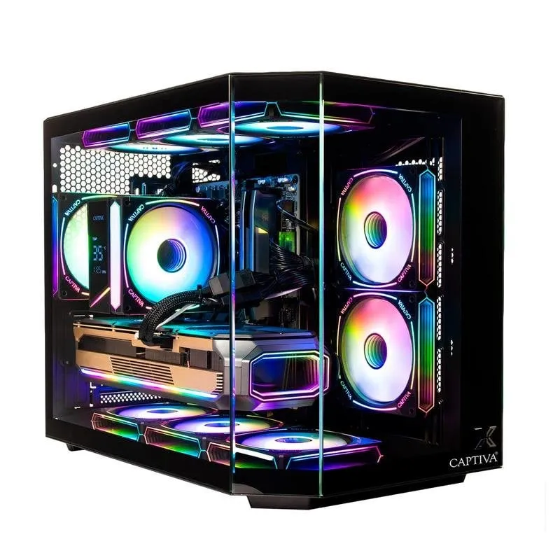 PC fisso CAPTIVA 104005 AMD Ryzen 7 5700X 32GB 1TB SSD RTX 5070 Windows 11 WiFi 6 - immagine 1