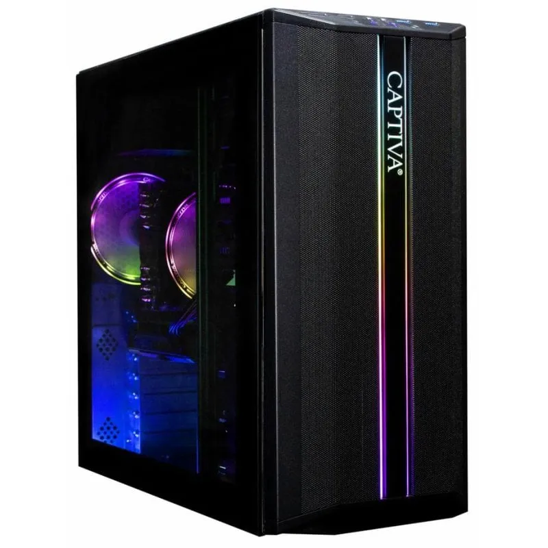 PC fisso CAPTIVA 104042 AMD Ryzen 7 5700X 16GB 1TB SSD RTX 5050 WiFi 6 - immagine 1