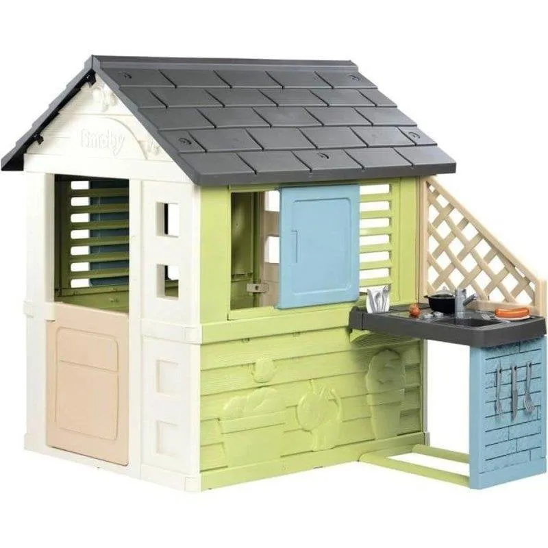 Casetta Smoby Life Pretty Cucina Estiva Esterna - immagine 1