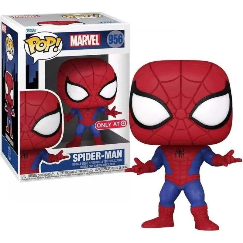 Figura Funko Pop Marvel Spider-Man Special Edition Testa Oscillante 9 cm - immagine 1
