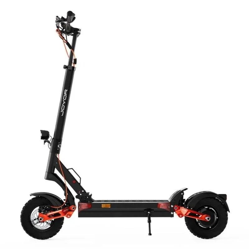Monopattino elettrico Joyor T6d 600W Autonomia 55km Sospensioni doppie Ruote 10" Nero Arancione - immagine 1