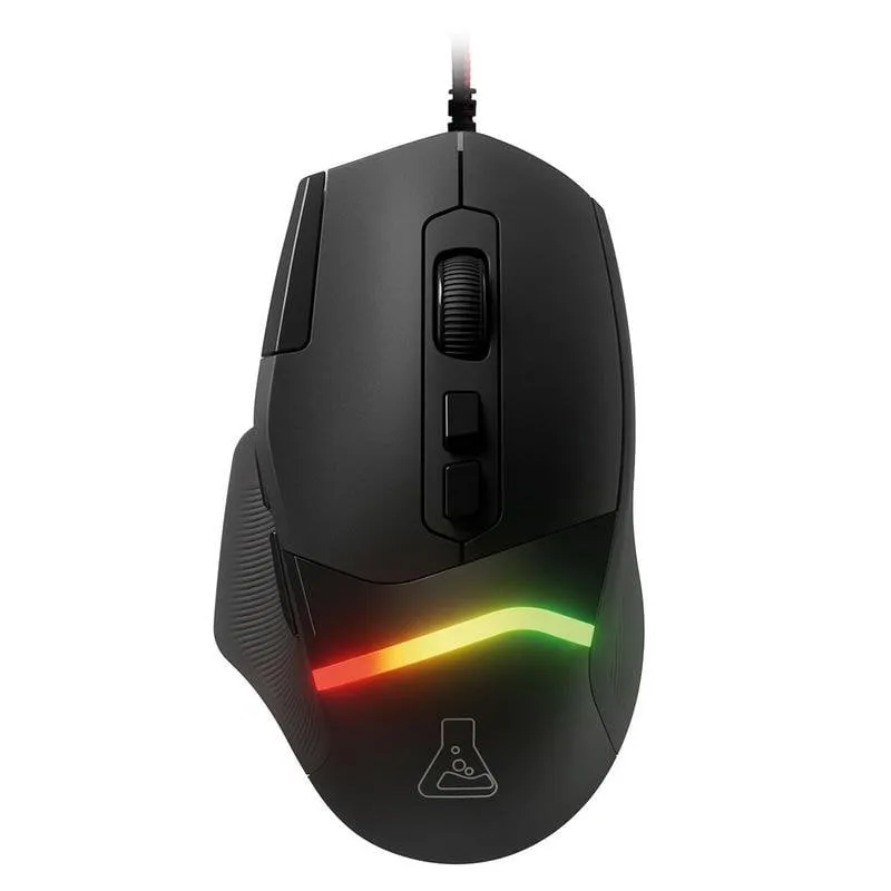 Ratón The G-Lab KULT-PALLADIUM USB 12800 DPI RGB Nero 8 Pulsanti - immagine 1