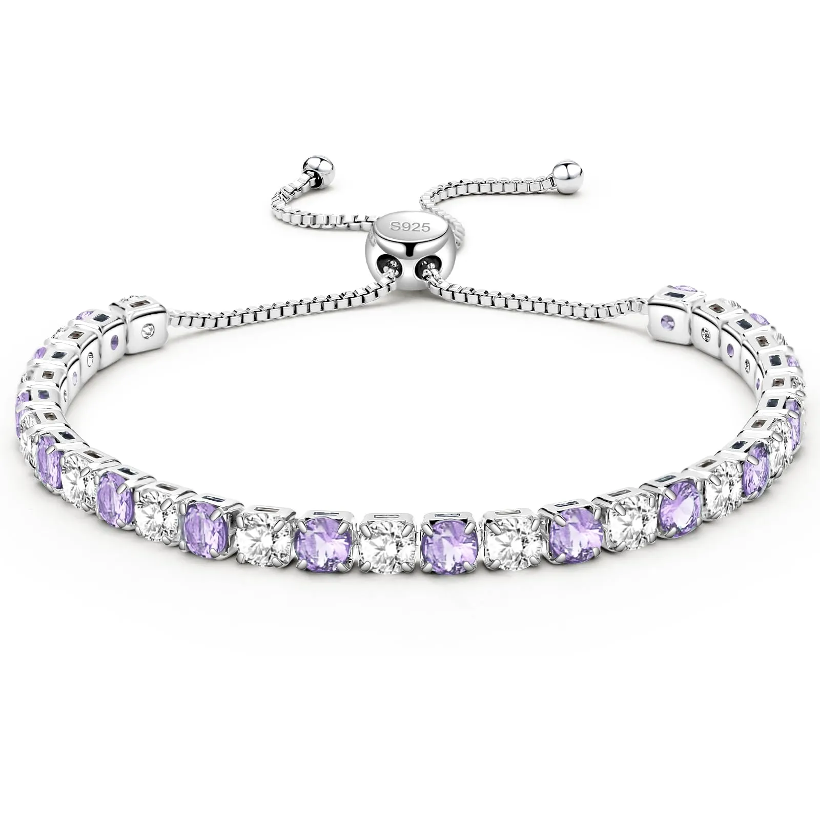 J.Fée Regali Per Lei Regalo Donna, Tennis Bracciale Donna Argento 925 Bracciale Argento 925 Bracciali Tennis Gioielli Regalo Per Lei,97 - immagine 1