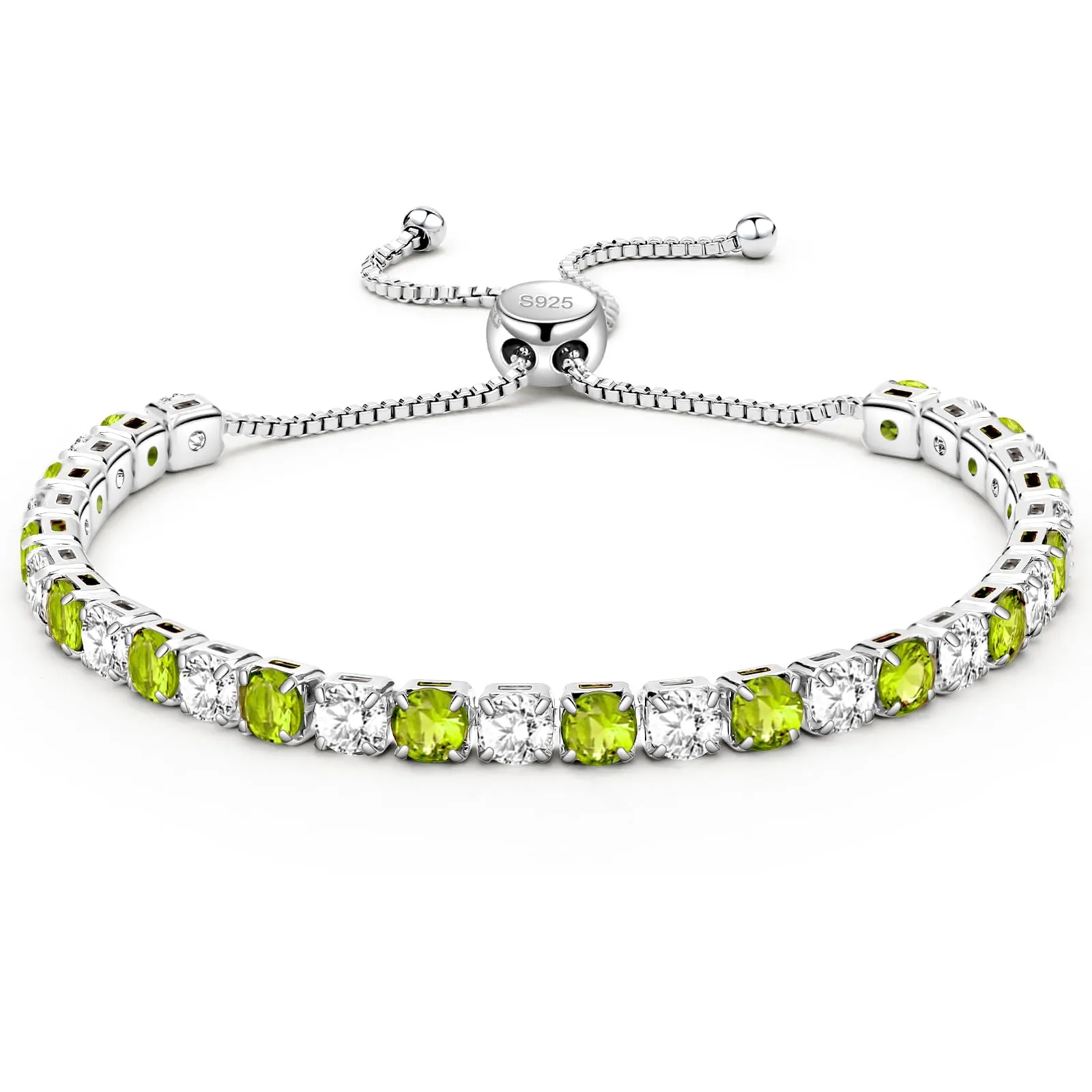 J.Fée Regali Per Lei Regalo Donna, Tennis Bracciale Donna Argento 925 Bracciale Argento 925 Bracciali Tennis Gioielli Regalo Per Lei,03 - immagine 1