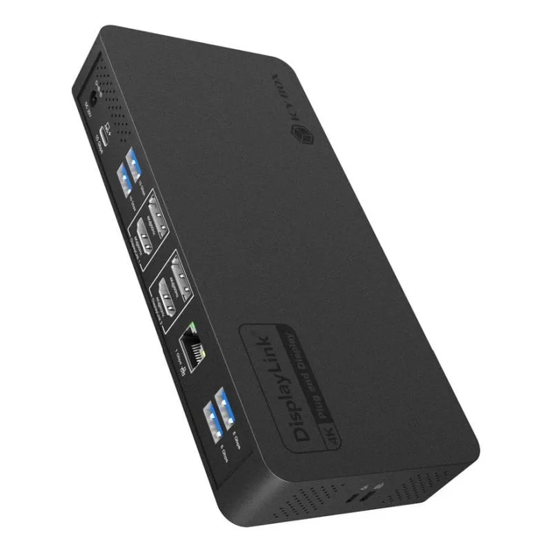 Replicatore USB-C Icy Box IB-DK2255AC 4K UHD 135W - immagine 1