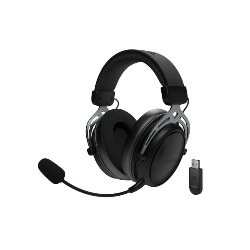 Cuffie Genesis Toron 706 wireless Bluetooth e RF gaming con microfono nero - immagine 1