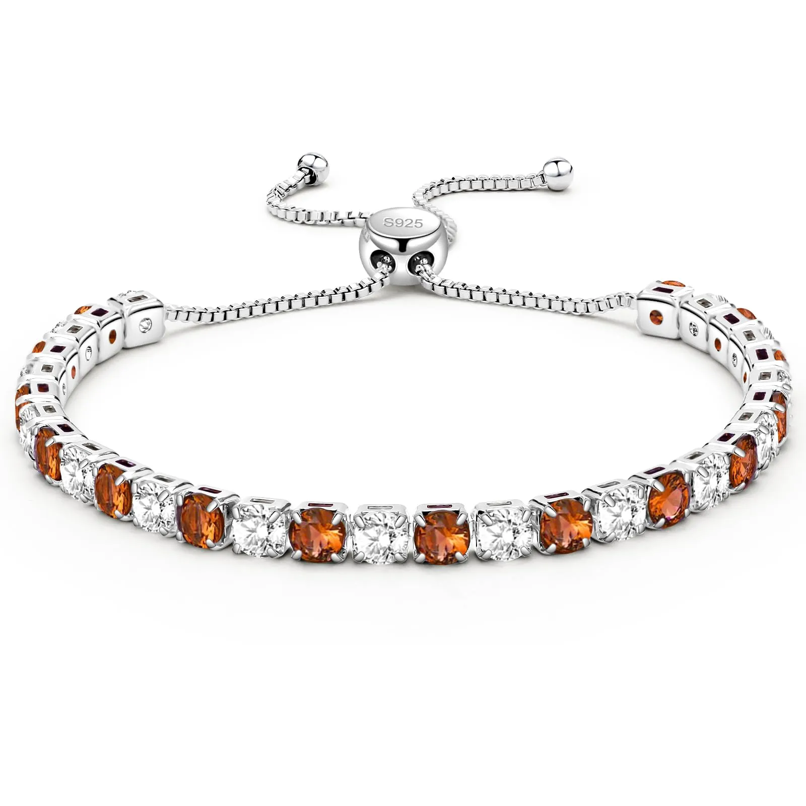 J.Fée Regali Per Lei Regalo Donna, Tennis Bracciale Donna Argento 925 Bracciale Argento 925 Bracciali Tennis Gioielli Regalo Per Lei,02 - immagine 1
