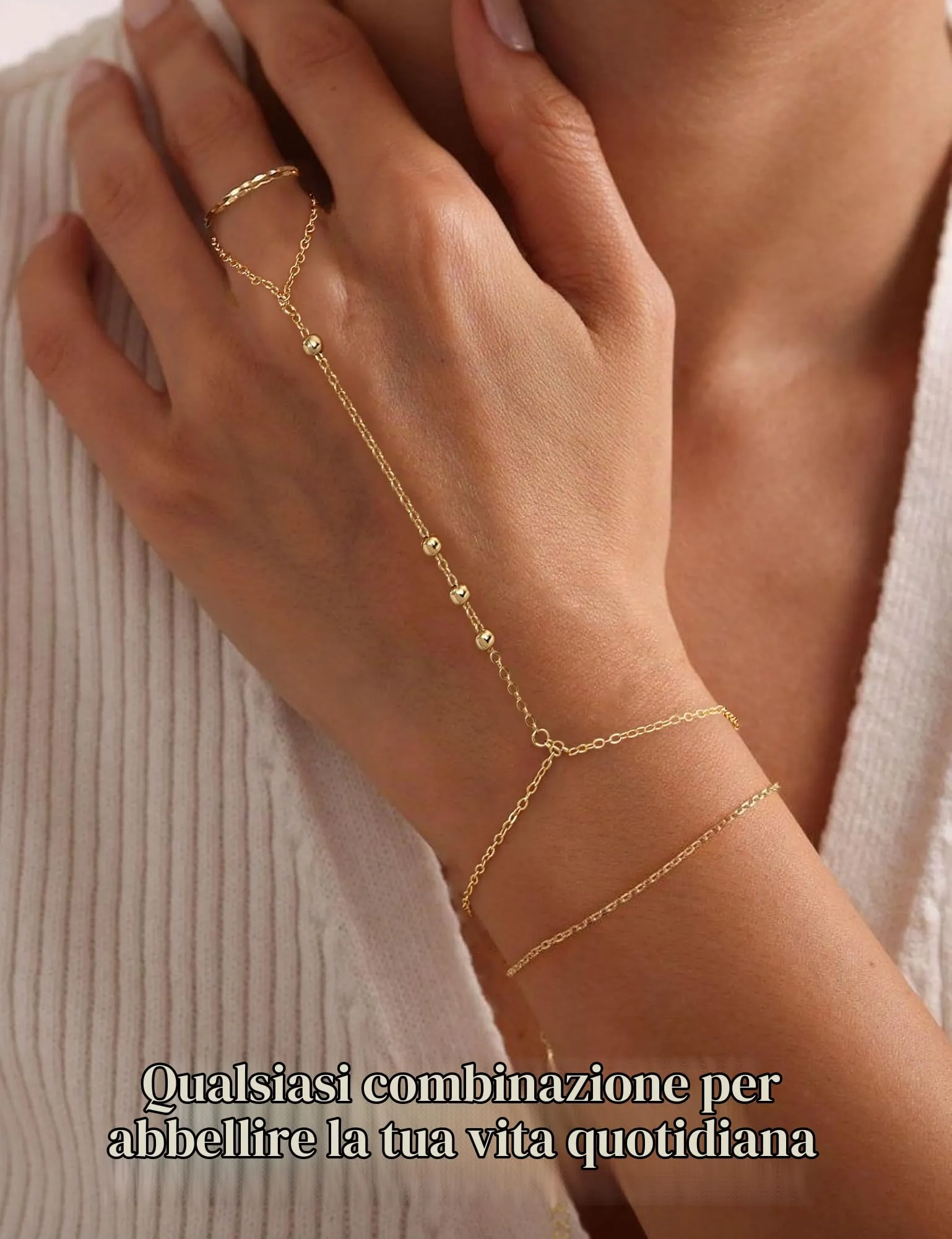 Dochais Braccialetti Donna Colore oro Colore argento, Braccialetto Mano - immagine 6