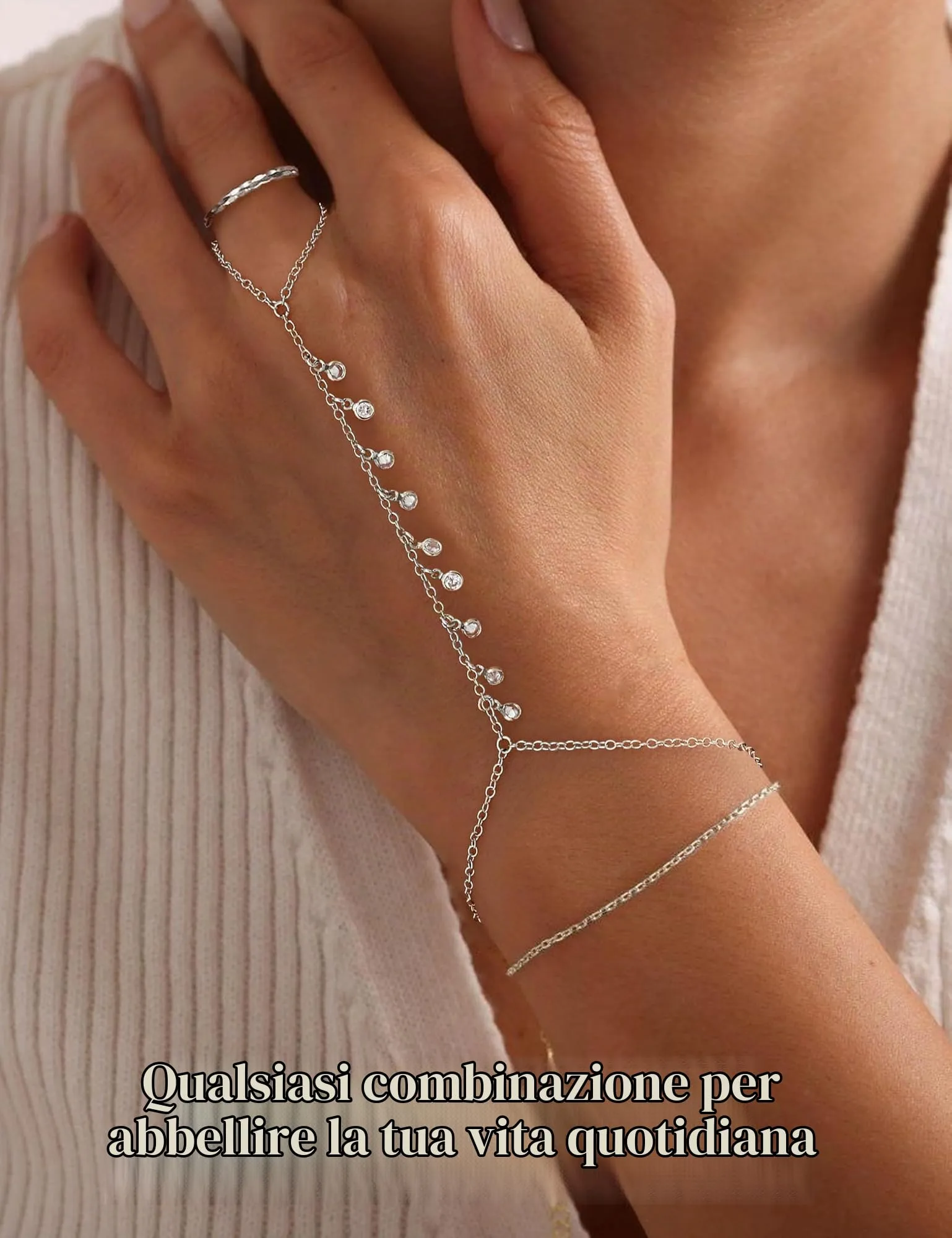 Dochais Braccialetti Donna Colore oro Colore argento, Braccialetto Mano - immagine 6